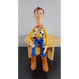 2017 Disney Pixar Toy Story 4 Poseable 9" Sheriff Woody Action Figure - No Hat